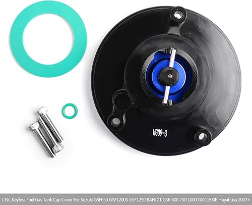 Miniatura 3 de Areyourshop Tapa del tanque de combustible sin llave CNC para SUZUKI GSXR 6007501000 GSR 600750 03-18, comprueba la descripción para modelos de