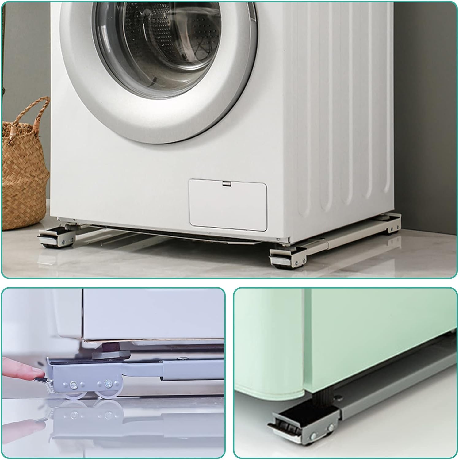 Furniture Moving Tools Furniture Lifter Remover Tool Set Furniture Moving Wheel Slide Slider Dolly 2pcs 360 Degree Rotation Extendable Lifter Roller with Lifter Moving Heavy Tools Suitable for