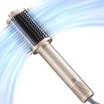 TYMO 4.0 Brosse sèche-cheveux - Léger 3X Séchage plus rapide 5-in-1 Brosse de sèche-cheveux ionique Blowout ajoute brillant, volume & Pleineté pour lisse, anti-frisottis droit, curl & Styles de soufflage, Or