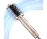 TYMO 4.0 Hair Blow Dryer Brush - Lightweight 3X Faster Drying 5-in-1 Ionic Blowout Hair Dryer Brush Adds Shine, Volume & Fullness for Smooth, Anti-Frizz Straight, Curl & Blowout Styles, Gold