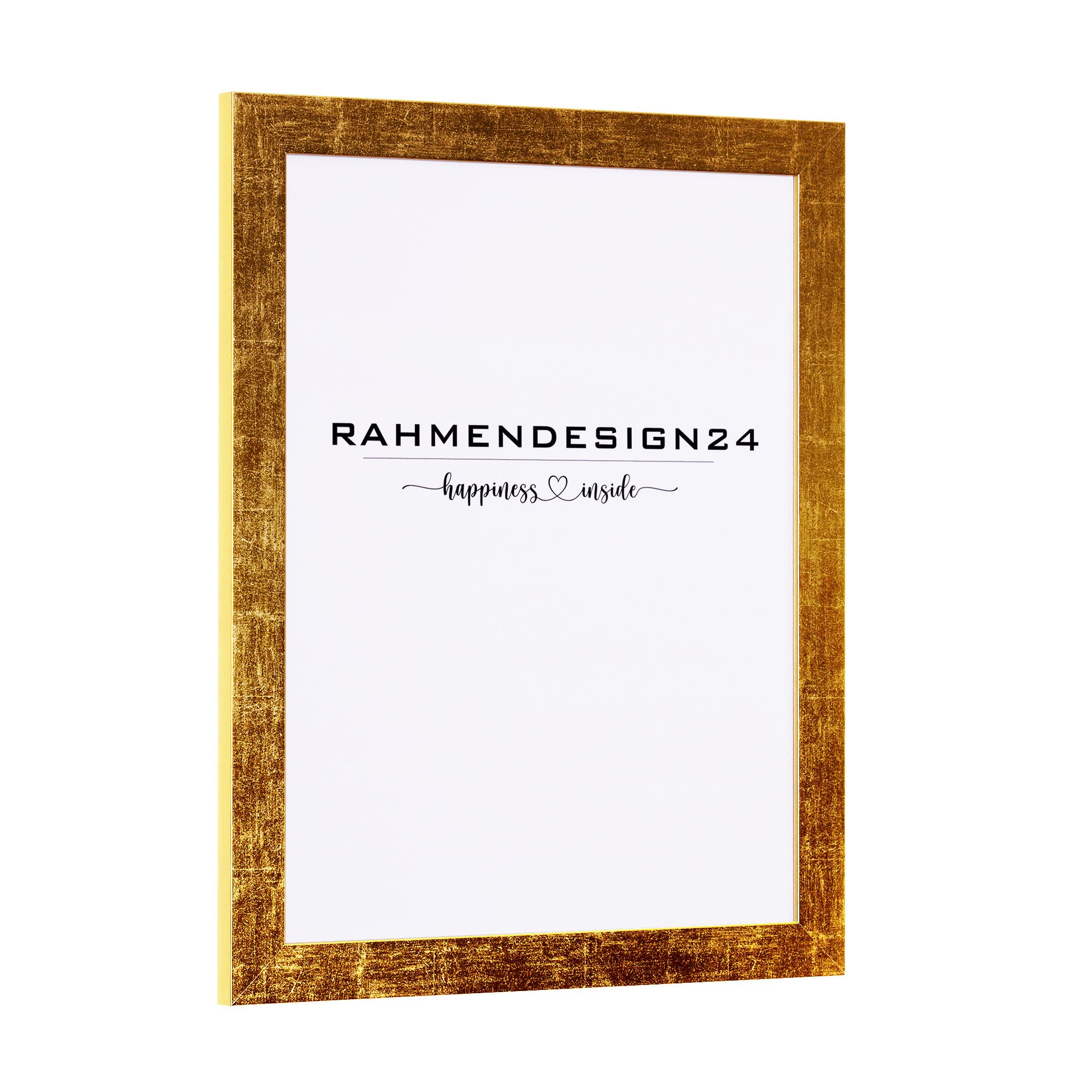 Milano Cadre photo - Format DIN feuille d'or 59,4 x 84 cm (DIN A1) - Cadre pour affiches, cadres photo, cadre amovible