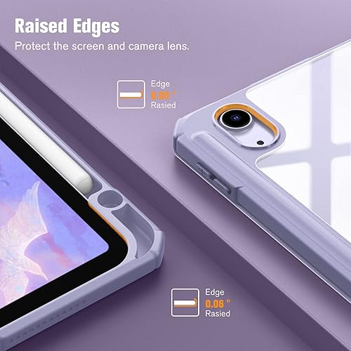 Vista 8 de Fintie Hybrid Slim Case for iPad Air 11-inch M3 (2025) / M2 (2024), iPad Air 5th (2022) / 4th Generation (2020) 10.9 Inch - Shockproof Cover with