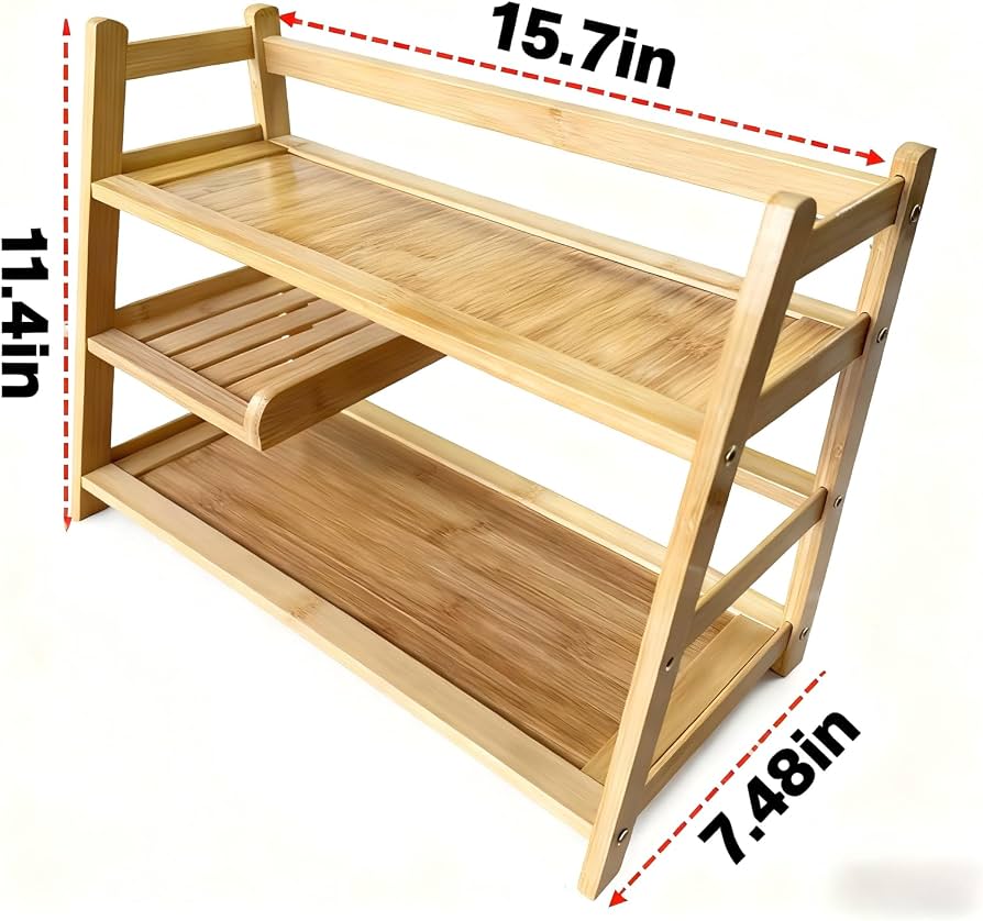 Amazon.com: Lnncdsc Bamboo Matcha Station Organizer - Large