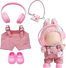 Plush Doll Clothes, Character Costume, Cowboy Costume, Exquisite Tailoring, Changeable Clothes, Doll Clothes, Cute, Cosplay (Pink)