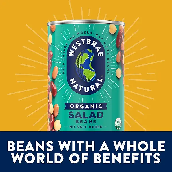 Vegetarian Organic, Salad Beans, 15 oz 4