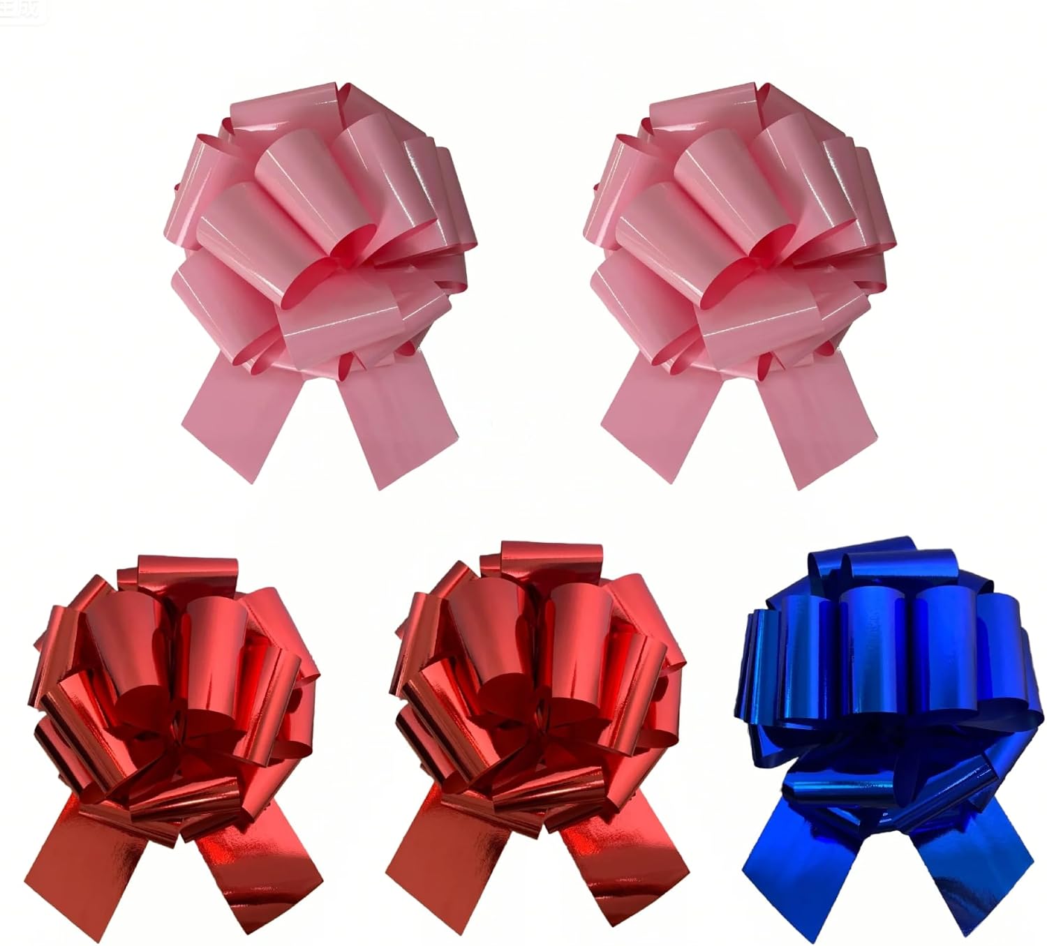 Big Gift Bow 10 Inch 2 Pack Large Blue Bow for Gift Bike Birthday Decor