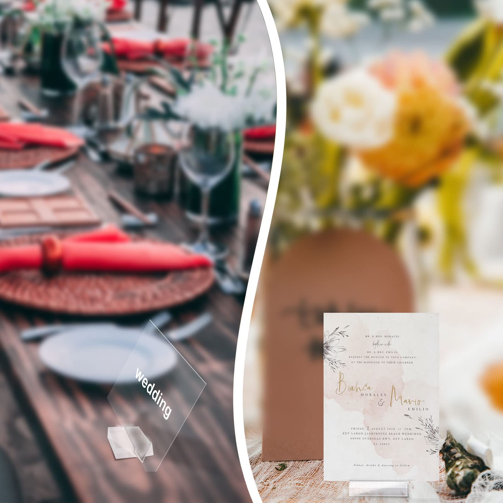 15 Supporti Segnaposto Per Matrimonio - In Metallo Argentato, Per Tavoli, Eventi, Ristoranti - Foto 12