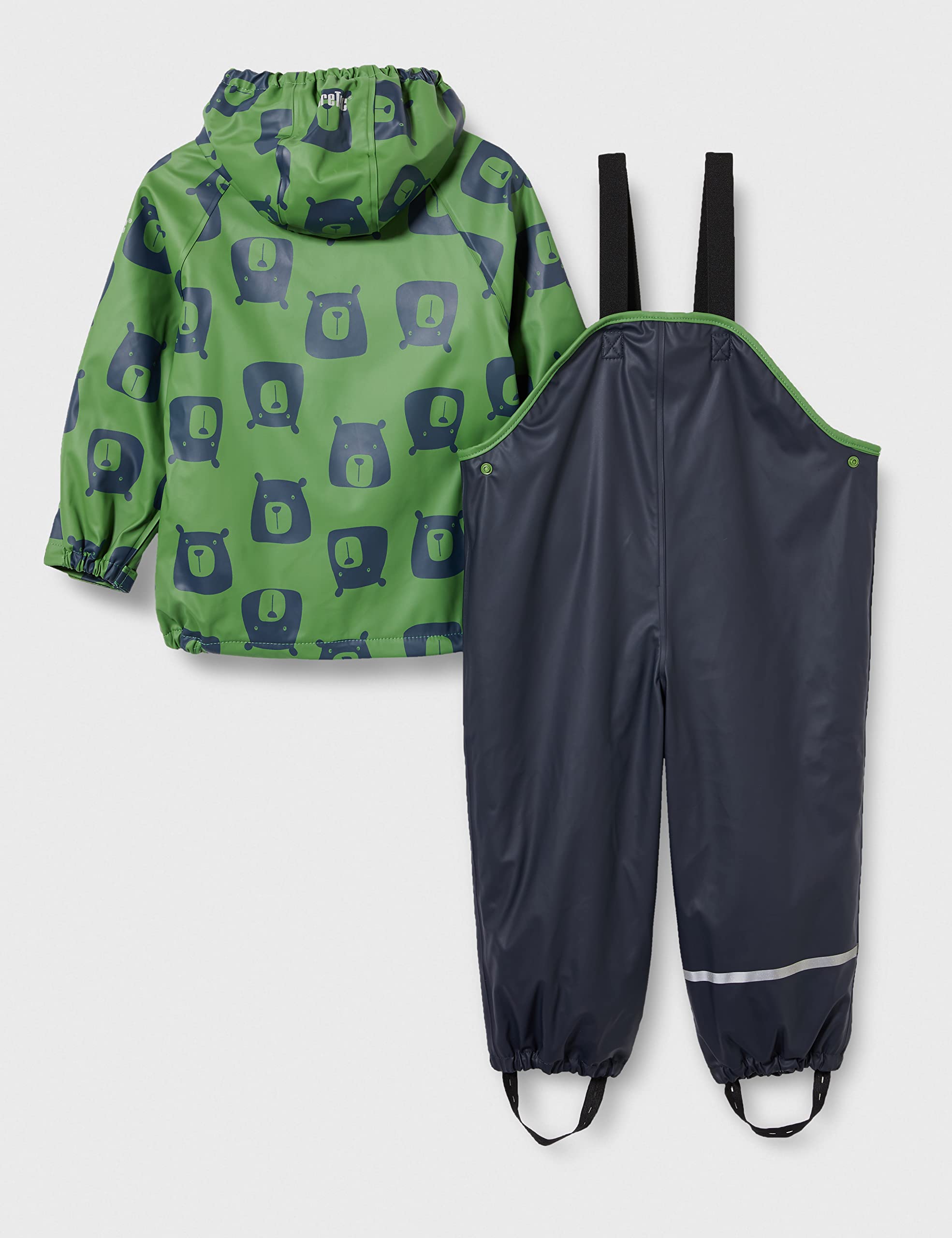 CareTec Unisex Kinder Rain Suit - Pu W. Fleece Regenmantel (1er Pack)