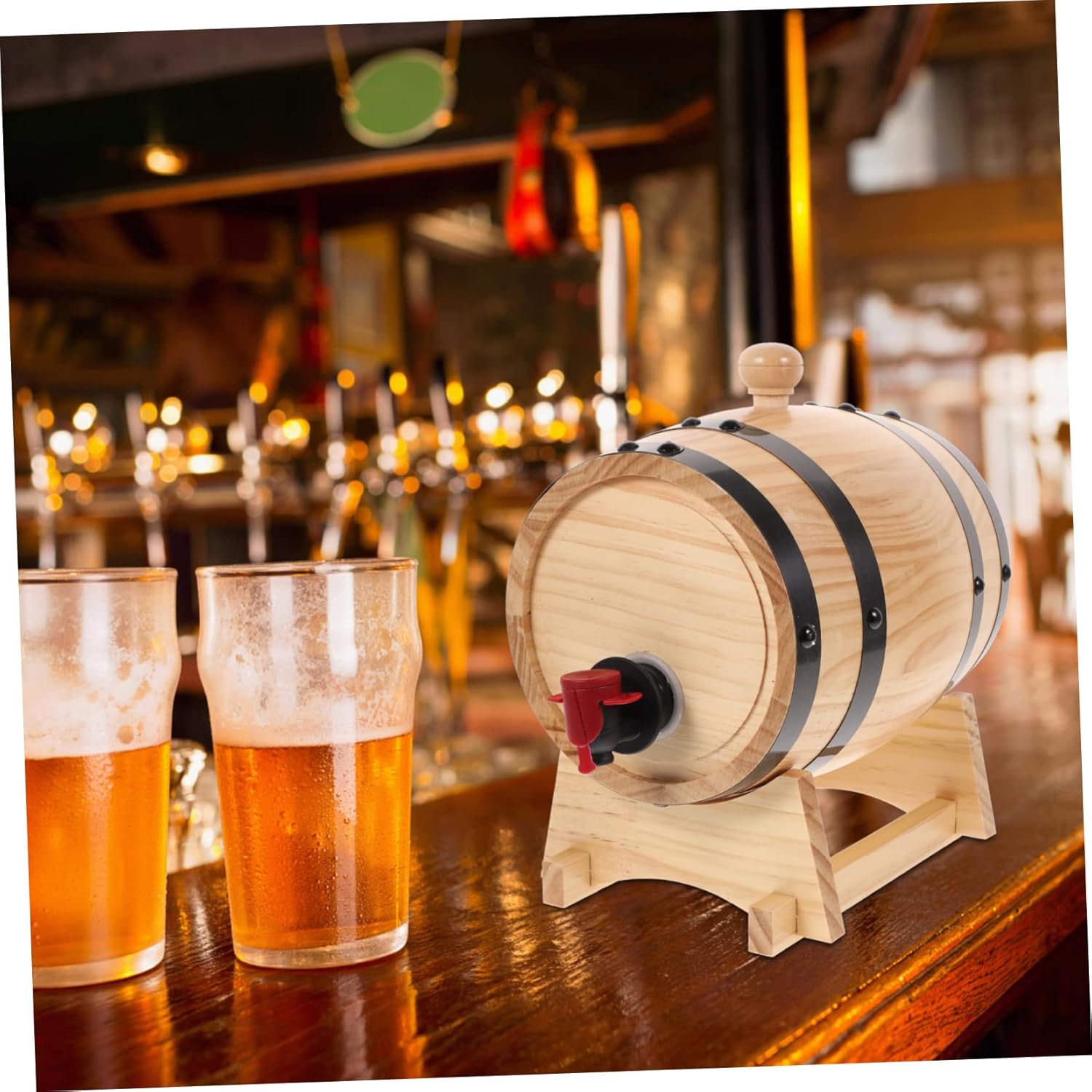 DECHOUS 1pc Wine Home Bar and Pub Retro Beverage Storage Bucket Capacity for Beer Wine and Decor for Brewing and Entertaining