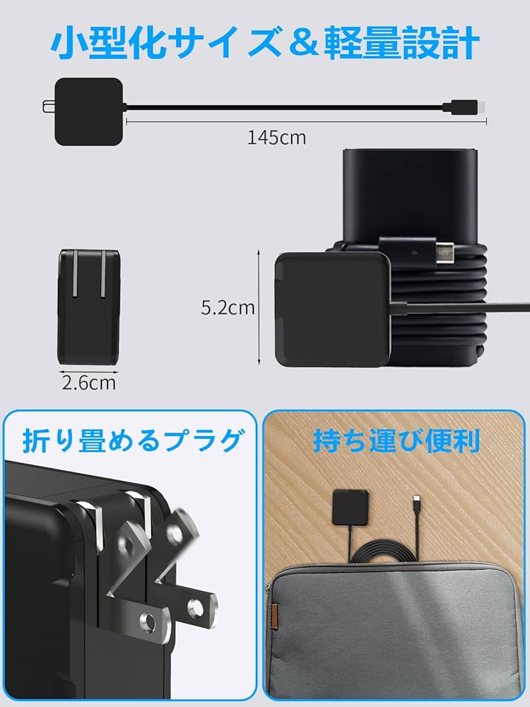 Amazon.co.jp: Dell 用 ACアダプター Type-C 45W 20V 2.25A For デル