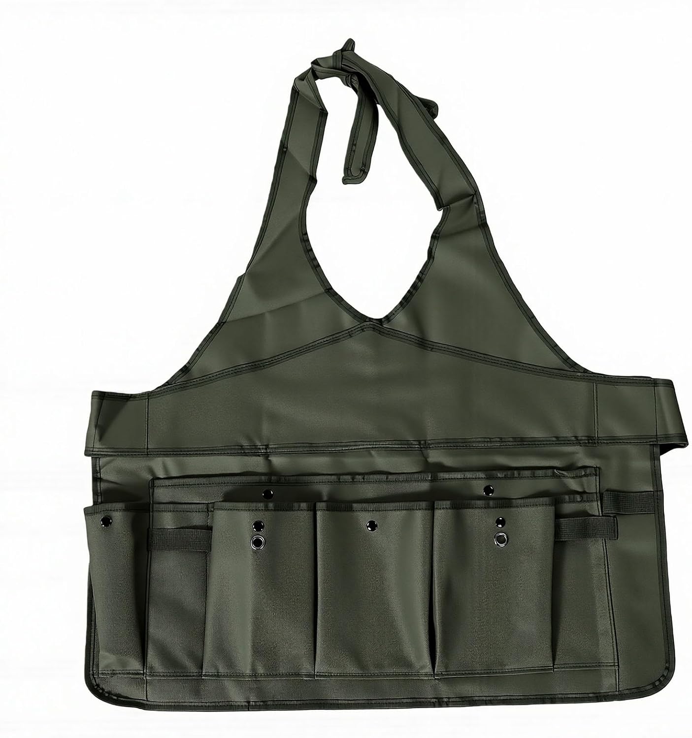 Hilitand Gardening Tool Organizer Set Garden Tool Bag Organizer Heavy Duty 600D Oxford Fabric 10 Pockets Foldable Standable with Apron and Soil Mat for Gardening Storage and Transport
