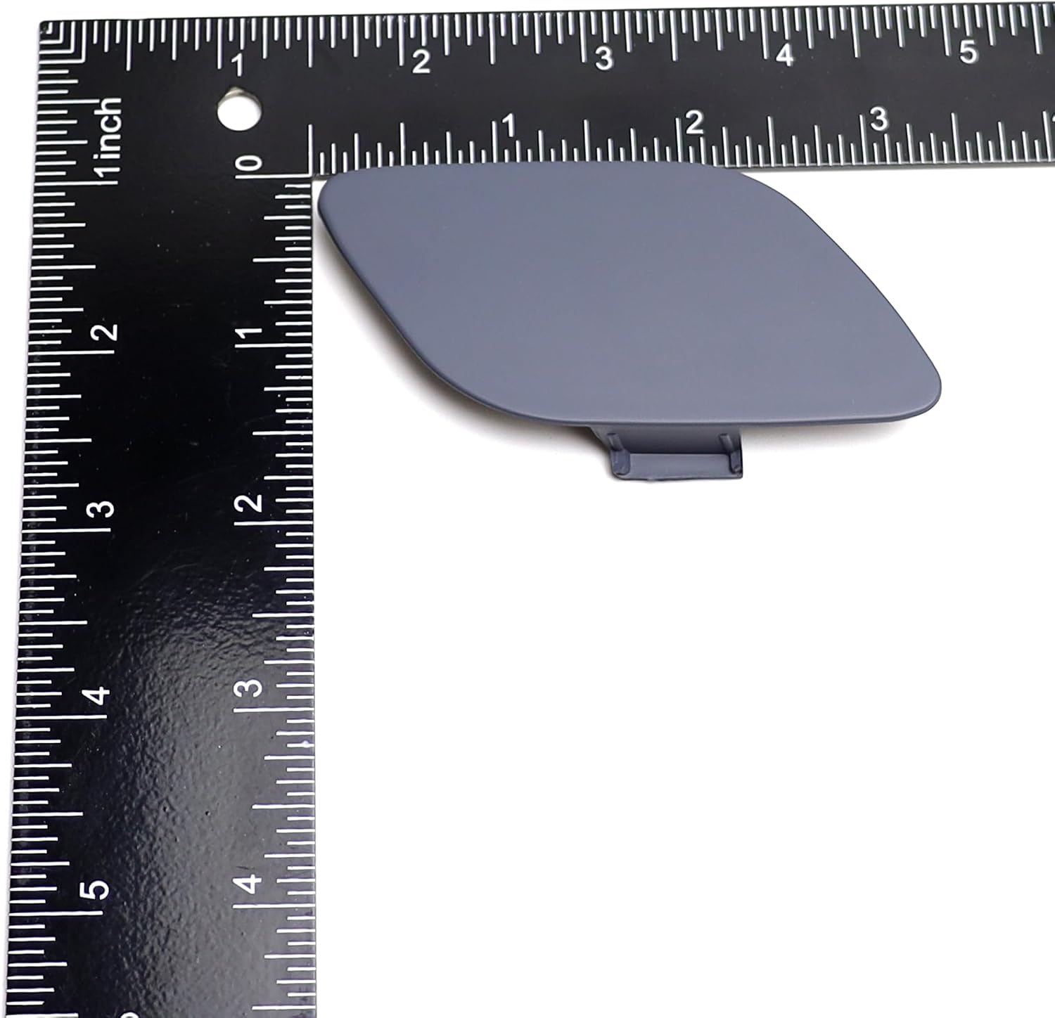 iJDMTOY Unpainted/Primed (1) Front Bumper Tow Hook Cap Cover Replacement Compatible With 2007-2010 Pre-LCI BMW E92 320i 328i 335i Coupe Standard Bumper