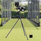 FORZA V90 Twin Wheel Cricket Bowling Machine | Dual Wheel Design - Up to 90mph for Indoor and Outdoor Use (Without Balls, Mains, Battery Cable & 12v 22Ah Battery, Automatic Feeder)