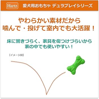 Amazon | デュラプレイ ボーン 犬用おもちゃ Lサイズ ネオングリーン