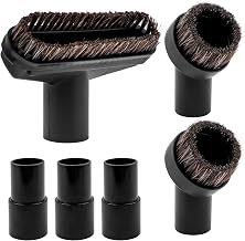 6 Pack Universal Vacuum Attachments for Shop Vac, Hardwood Floor Brush Dust Brush Crevice Tool Vacuum Cleaner Part, Household Cleaning Vacuum Cleaner Attachments 1 1/4" to 1 3/8" Standard Hose