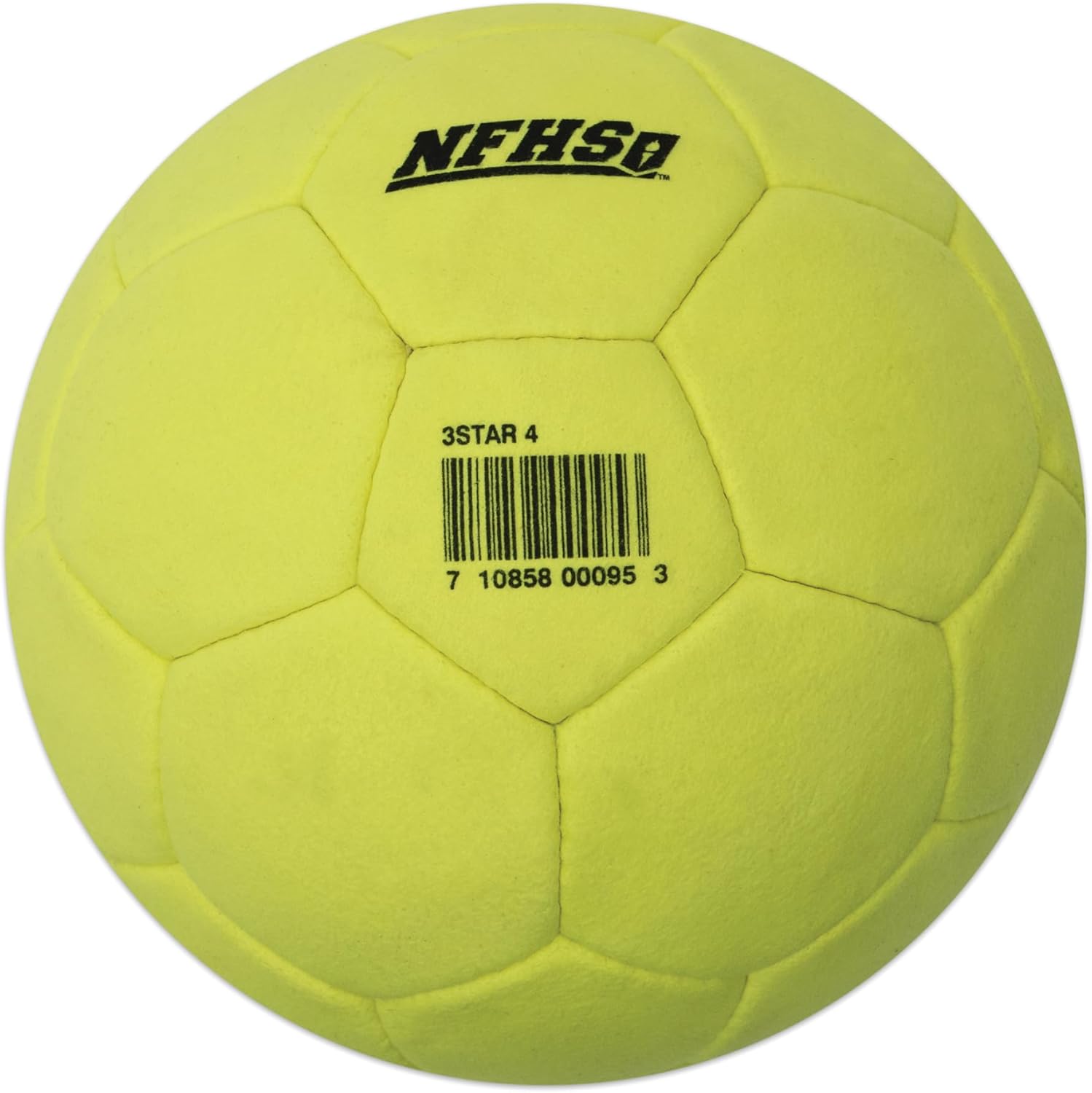 Champion Sports unisex adult (Ages 8 to 12) 3 Star Indoor Soccer Ball Size 4, Bright Yellow, Size 4 US