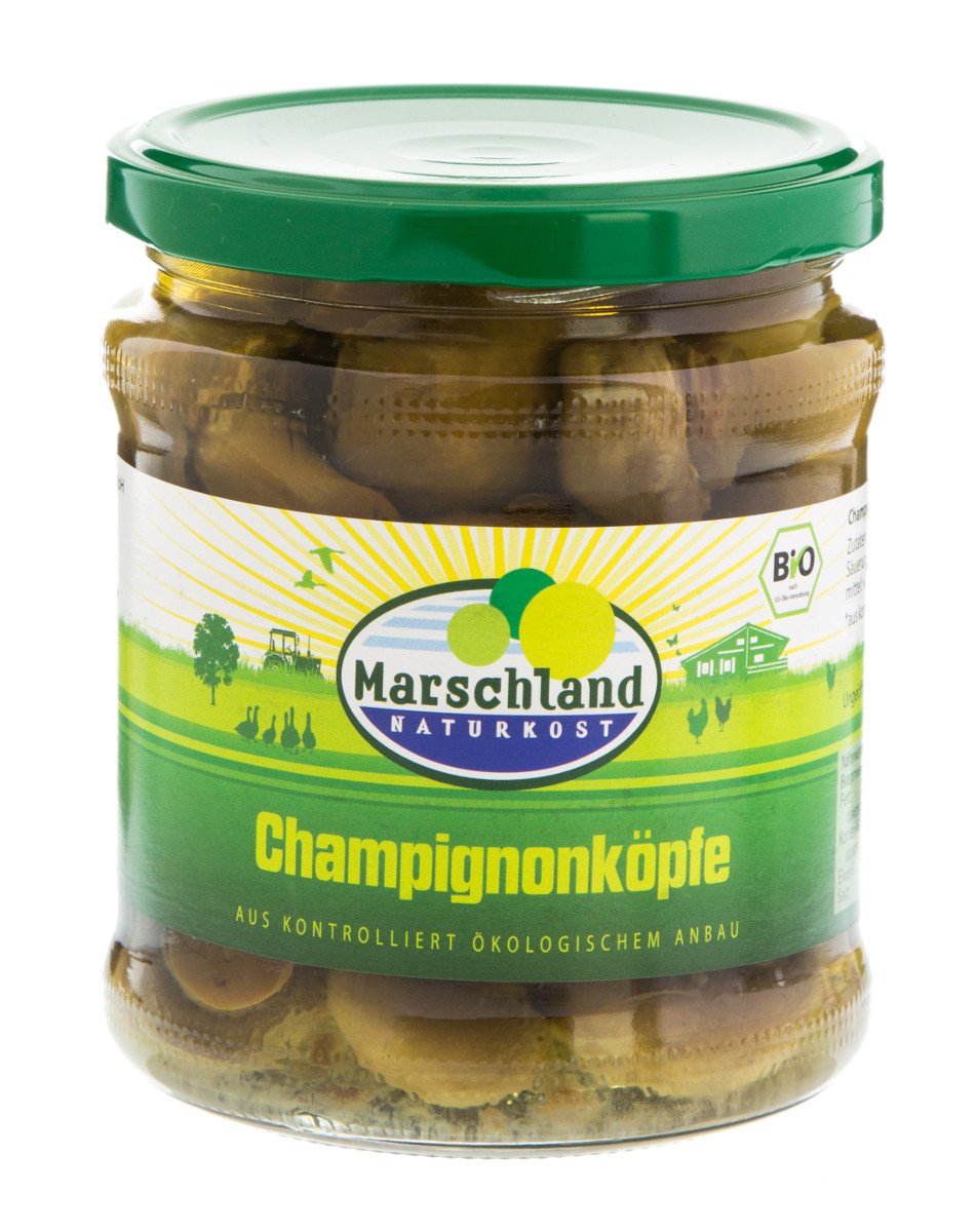 Marschland Champignon ganze Köpfe, 3er Pack (3 x 370 g)