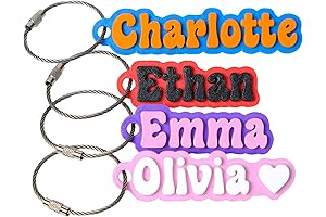 Personalized Bogg Bag Keychain Tassel Nametag, Hard Plastic Luggage Label Custom Nametag