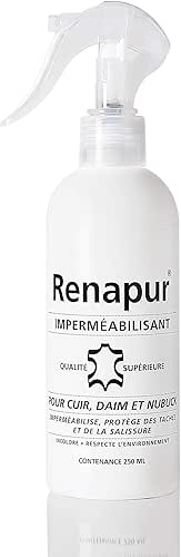 RENAPUR Imperméabilisant pour Cuir, Daim, Nubuck et Tissus 250ML (Marque