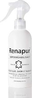 RENAPUR Imperméabilisant pour Cuir, Daim, Nubuck et Tissus 250ML (Marque Française)