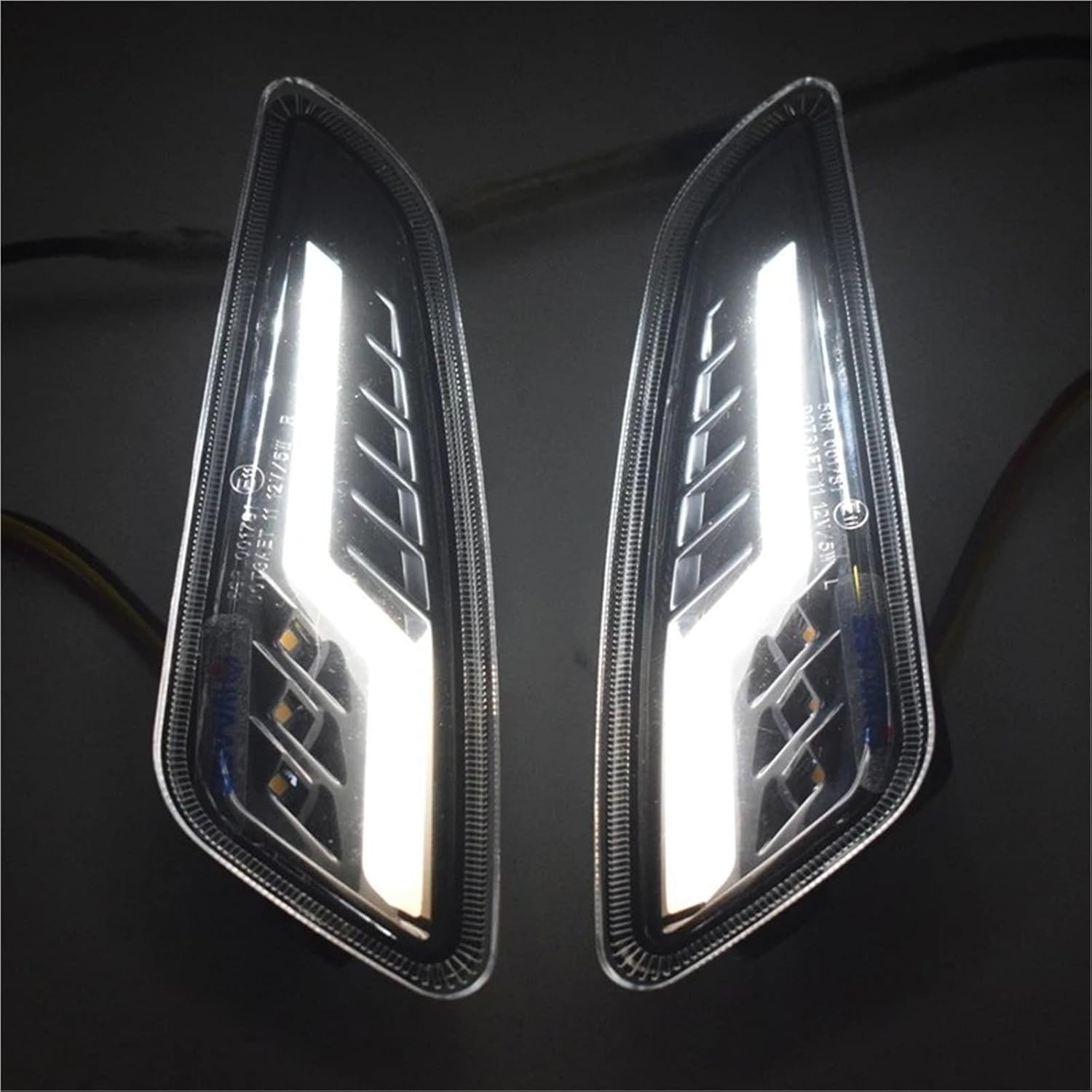 のために Sprint 50 125 150 2014-2020 オートバイターンシグナルライト フロントリアターンシグナル ブリン