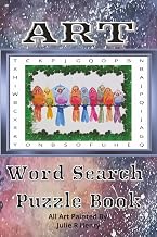 Art Word Search Puzzle Book: 50+ Easy to Read Puzzles for Fun and Relaxation