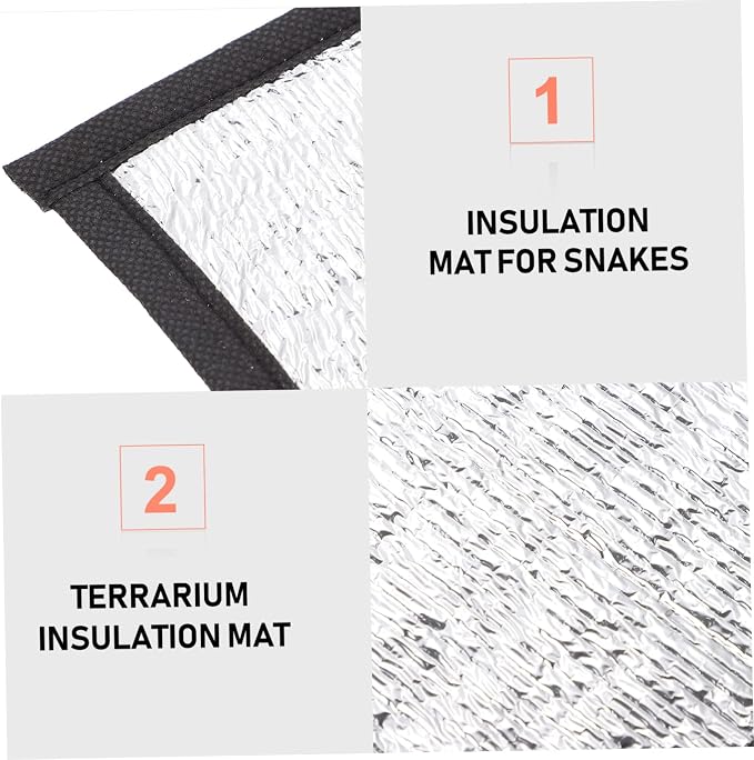 3Pcs Warm Mat para Tortugas Multifuncción Reptil miniatura 7