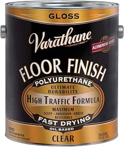 Rust-Oleum Varathane 1 gal Oil-Based Interior High Traffic Floor Finish, Clear Gloss