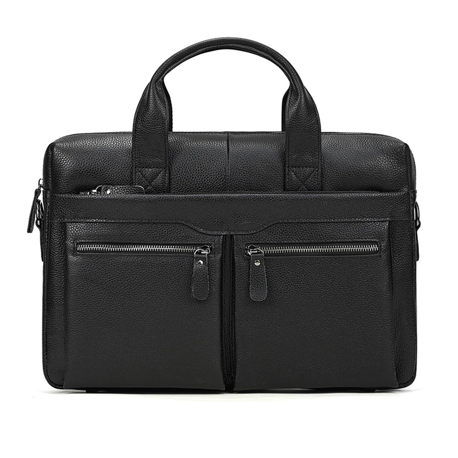Sac d'ordinateur portable et sac à main en cuir de vache véritable