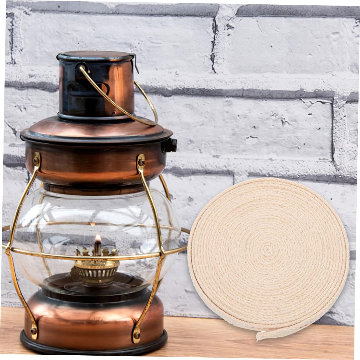 Wick Replacement for Oil Lamps Flat Kerosene Wick DIY Lantern Accessory for Steady Light and Enhanced Burning Stability for Various Activities