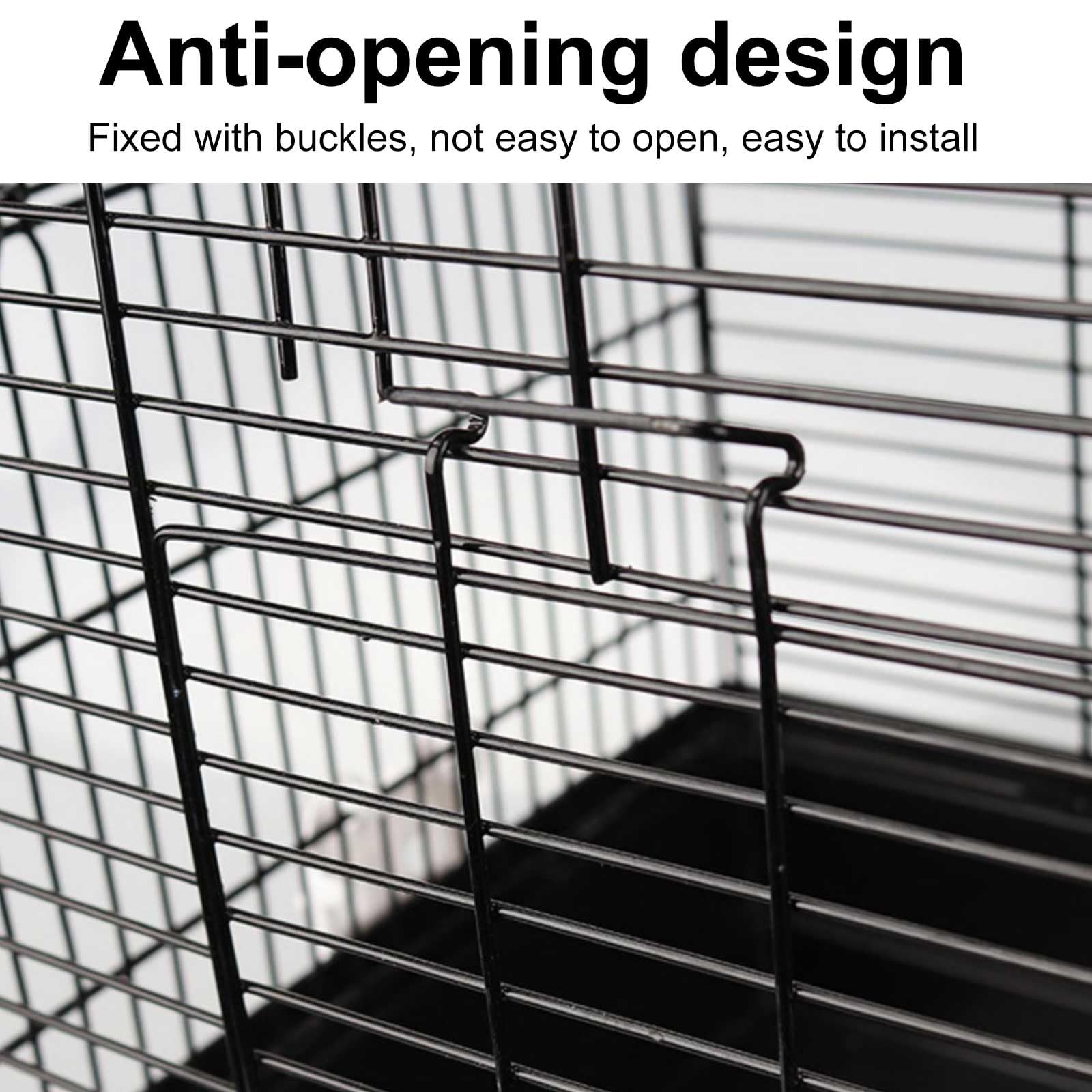Piccola Gabbia per Criceti, Cage Hamster Include Accessori, Bottiglia d'Acqua, Ruota per Esercizi, Ciotola per Cibo e Nascondiglio per Criceti, Habitat per Gerbilli(Blue)