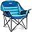 Youtanic Oversized Camping Chair, Portable Folding Camping Chairs with Side Pocket, Cup Holder and Carry Bag, Heavy Duty Outdoor Camping Chairs for Adults, Fishing, Sports, Trip, up to 400lbs, Style 1