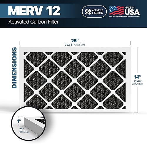 Miniatura 272 de BNX TruFilter MERV 13 - Filtro de aire para horno de CA de 20 x 20 x 1 pulgadas (paquete de 4) - Fabricado en Estados Unidos - Filtros de aire