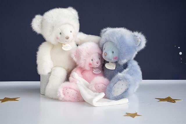 Foto 4 de 5 de Doudou et Compagnie DC3551 TROP MIMI - Oso de peluche con pañuelo, color rosa