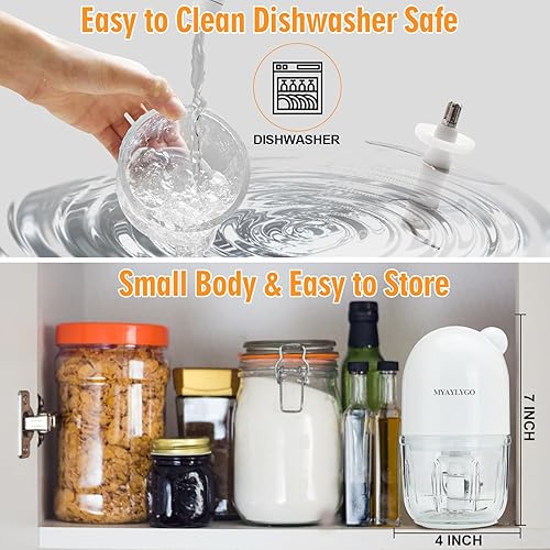 Miniatura 6 de Fabricante de alimentos para bebés, juego de procesador de alimentos 14 en 1 mejorado para alimentos y purés de frutas vegetales, carne, licuadora