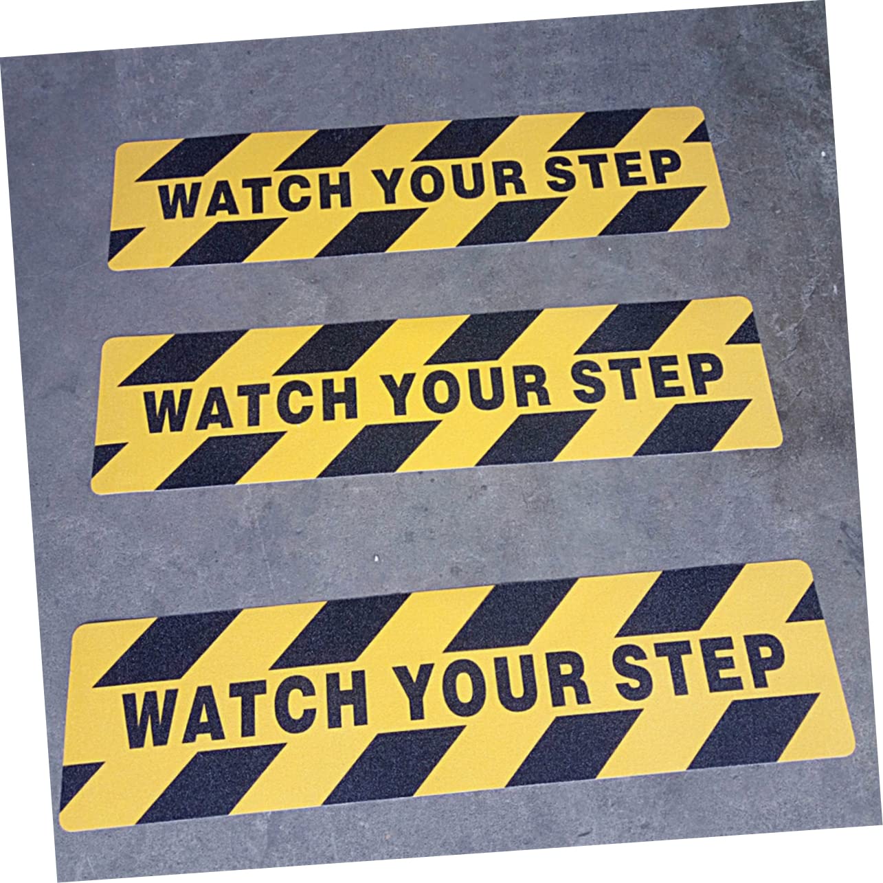 Unomor 2pcs PVC Anti Slip Stair Warning Stickers for Public Areas