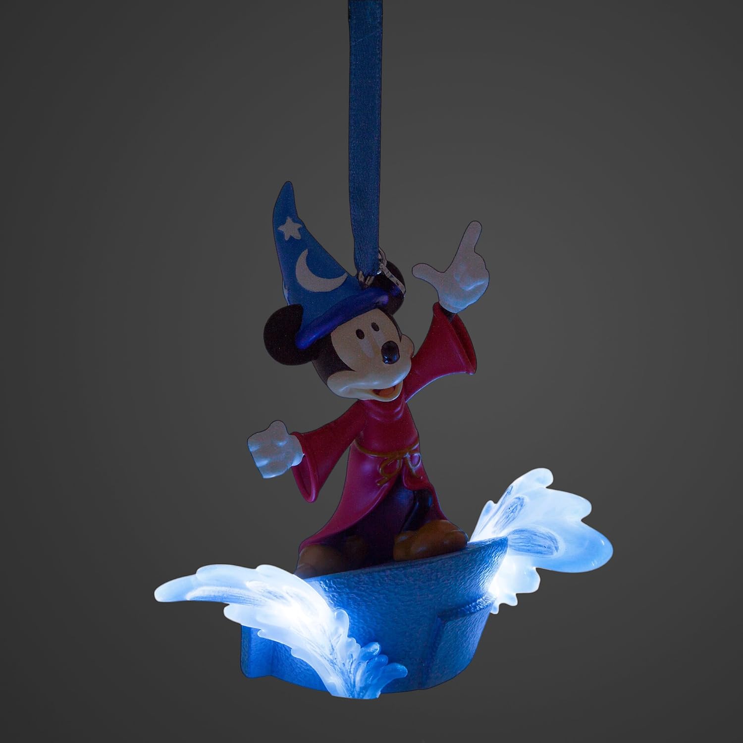 Sorcerer Mickey Christmas Ornament 2022 Disney Sorcerer Mickey Mouse Light Up Sketchbook Ornament - Fantasia :  Amazon.co.uk: Home & Kitchen