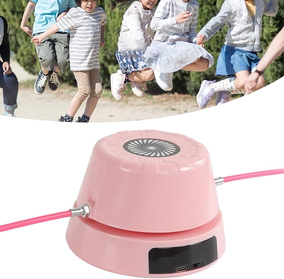 Electronic Fitness Jump Rope, Smart Rope Jump Machine with Remote Control, Automatic Intelligent Count Electric Skipping Machine for Family Friends