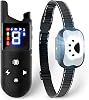 Small Size Dog Training Collar with Remote, LED Light, Waterproof - Perfect for Small Dogs 5-15lbs, 1000 Feet Range