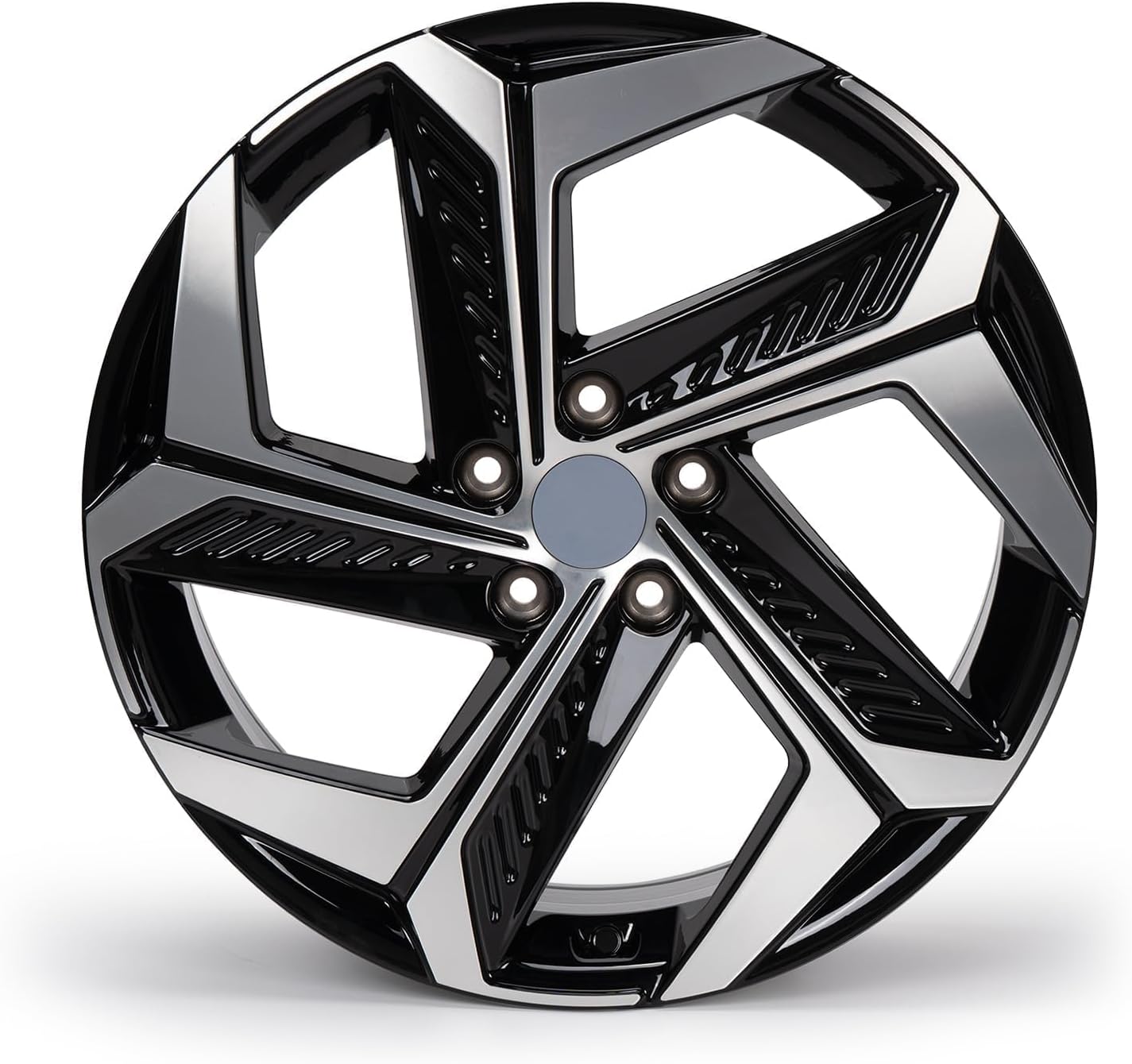 19"× 7.5" Replacement Wheel Rim Compatible with Hyundai Tucson 2022-2024, PCD 5×114.3mm, Offset 51mm, CB 67.1mm, Front or Rear Direct Replacement Black Rim