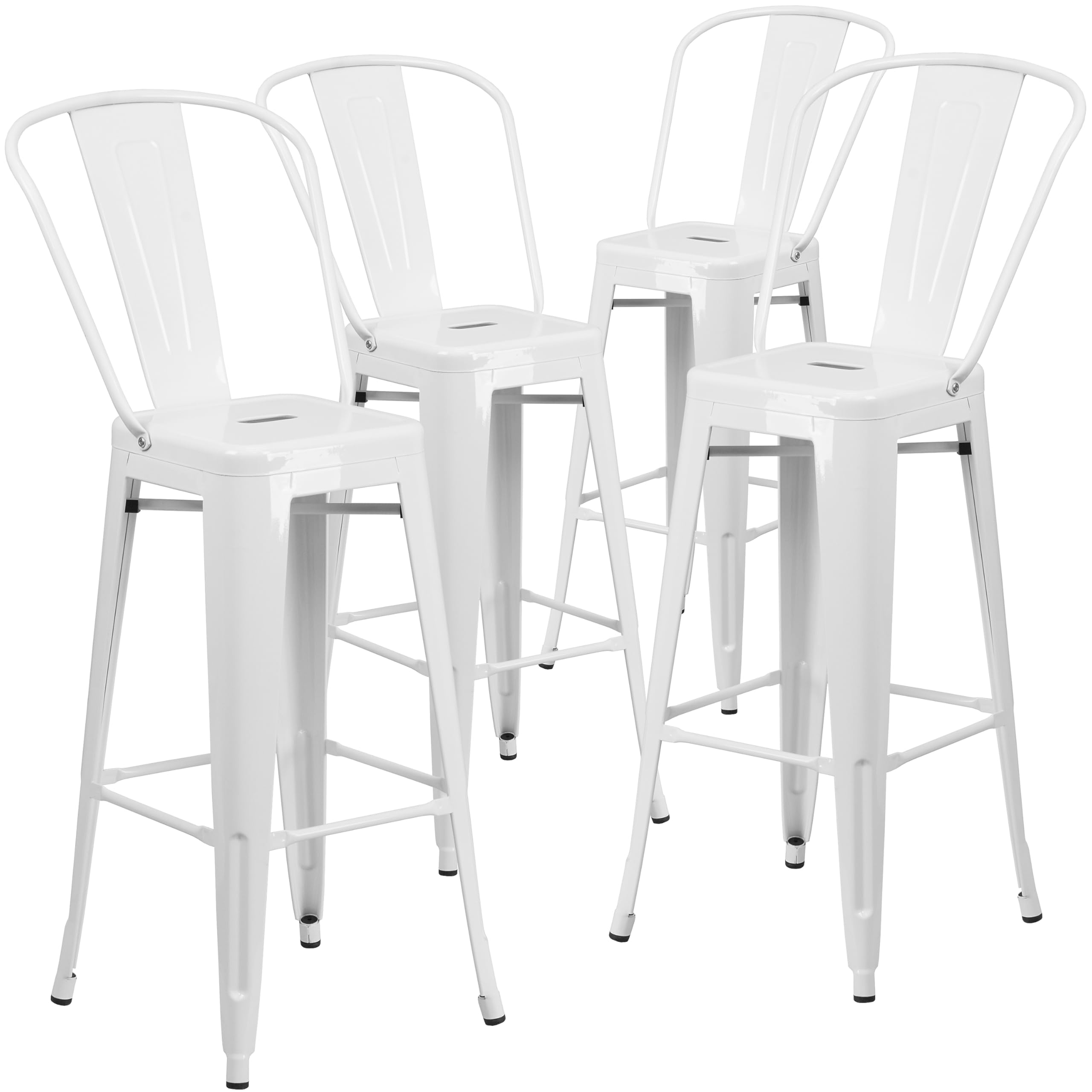 Flash Furniture White / Set of 4 / Contemporary