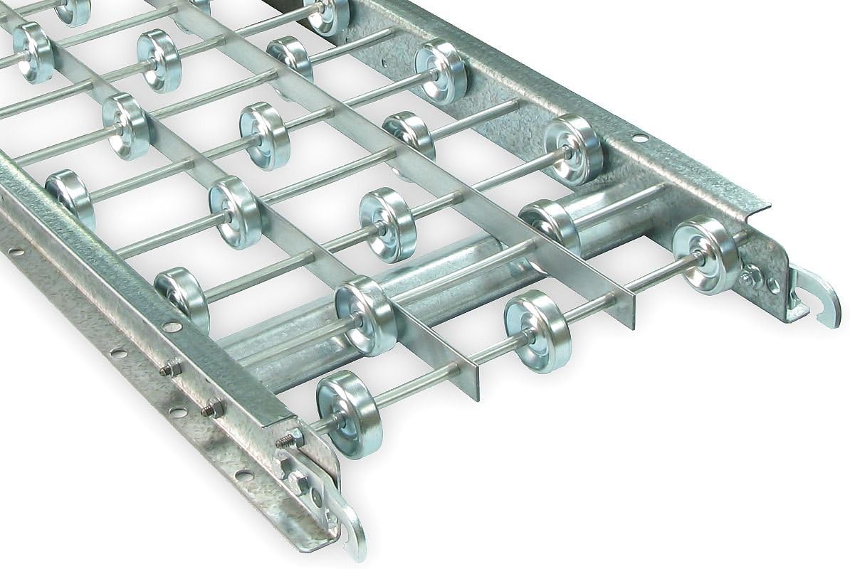 Ashland Conveyor - 15X10X10G - Skate Wheel Conveyor, Light-Duty, Rigid, Steel, Between Frame Width 13 : Industrial & Scientific