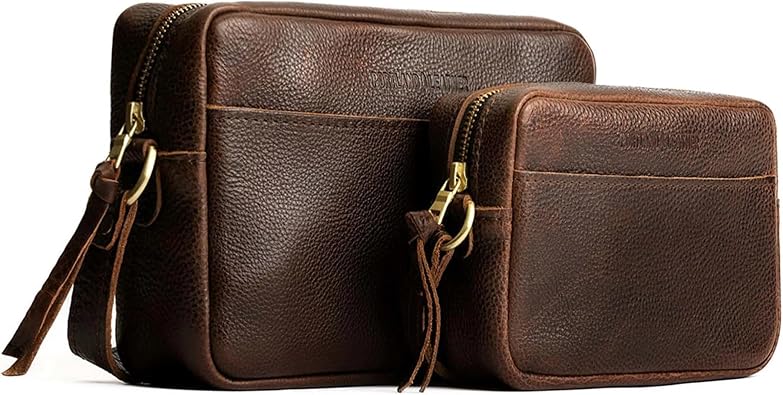 Portland Leather Goods Small Camera Bag Purse for Women Handmade from the Finest Full-Grain Hides