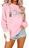 Women Nursing Sweatshirts for Breastfeeding Hidden Zipper Maternity Tops Long Sleeve Pullover Casual Clothes