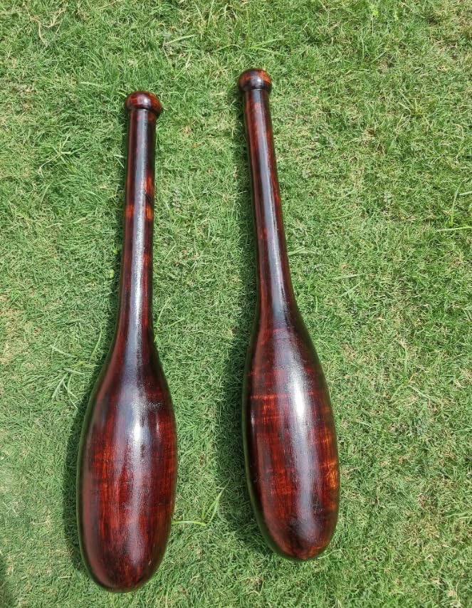 Professional Indian Clubs (Pair), Club Meels, Rosewood Indian Club, Karlakattai, Strength, Mobility & Shoulder Conditioning (6kg/ 13 lbs).