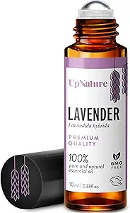 UpNature Lavender Essential Oil Pure Roll-On - 100% Natural Lavender Oil for Skin