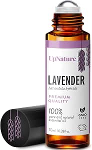 UpNature Lavender Essential Oil Roll-On - 100% Natural, Calming, for Sleep & Skin