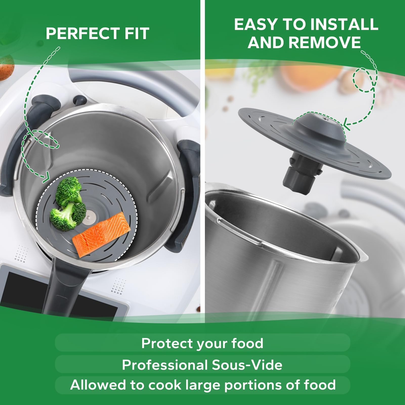 Części zamienne do noży mieszających stołu obrotowego dla Thermomix TM6, zamiennik noża do Thermomix TM5, akcesoriów Thermomix, ochrona żywności, osłona noża