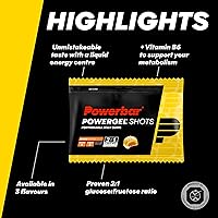 Vista 4 de Powerbar PowerGel Shots Orange 24x60g - Gomas de carbohidratos con C2MAX + Vitamina B6
