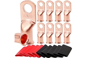 10-Pack AWG Battery Cable Ends